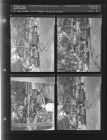 Wreck two cars, one truck (4 Negatives) (August 4, 1954) [Sleeve 6, Folder e, Box 4]